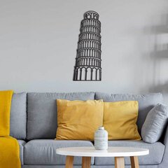 Metallist seinadekoratsioon Pisa Tower, 27,5x70 cm hind ja info | Sisustuselemendid | hansapost.ee