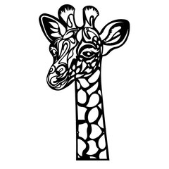 Металлическая декорация на стену Giraffe 41x70 см цена и информация | Детали интерьера | hansapost.ee