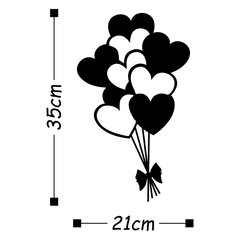 Металлическое украшение стены Balloons цена и информация | Детали интерьера | hansapost.ee