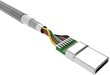 USB-C kaabel, 1 m, hall hind ja info | Juhtmed ja kaablid | hansapost.ee