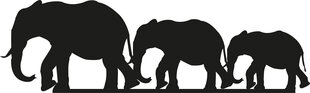 Metallist seinadekoratsioon Elephants hind ja info | Sisustuselemendid | hansapost.ee
