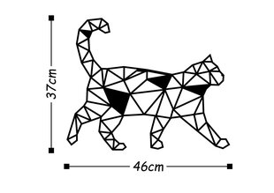 Metallist seinadekoratsioon Cat hind ja info | Sisustuselemendid | hansapost.ee