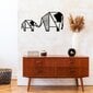 Metallist seinadekoratsioon Elephant цена и информация | Sisustuselemendid | hansapost.ee