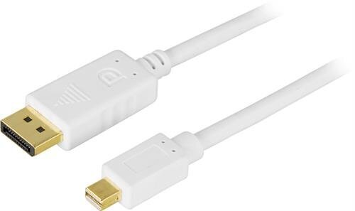 Deltaco DP-1120, DisplayPort, Mini DisplayPort, 2m цена и информация | Juhtmed ja kaablid | hansapost.ee