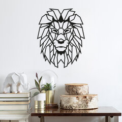 Metallist seinakaunistus Lion, 40x50 cm цена и информация | Детали интерьера | hansapost.ee