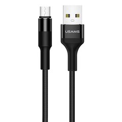 Kaabel Usams SJ224USB01, USB A 2.0 - micro USB, 1.2 m hind ja info | Juhtmed ja kaablid | hansapost.ee