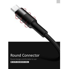 Кабель Usams SJ224USB01, USB A 2.0 - micro USB, 1.2 м цена и информация | Кабели и провода | hansapost.ee