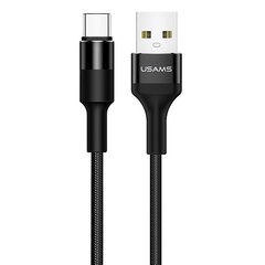 Kaabel Usams SJ221TC01, USB A 2.0 - USB C, 1.2 m hind ja info | Juhtmed ja kaablid | hansapost.ee