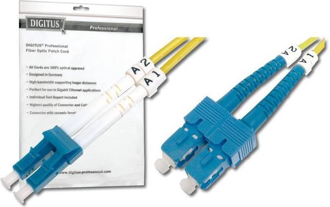 Kiudoptiline kaabel Digitus DIGITUS Cable de conexión modo único de fibra óptica, LC/SC hind ja info | Juhtmed ja kaablid | hansapost.ee