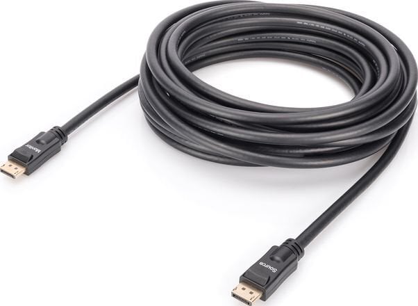 Assmann AK-340105-100-S, HDMI/DP, 10 m hind ja info | Juhtmed ja kaablid | hansapost.ee