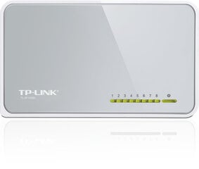 Сетевой коммутатор TP-LINK TL-SF1008D (8 х 10/100 Мбит/с) цена и информация | TP-LINK Компьютерная техника | hansapost.ee