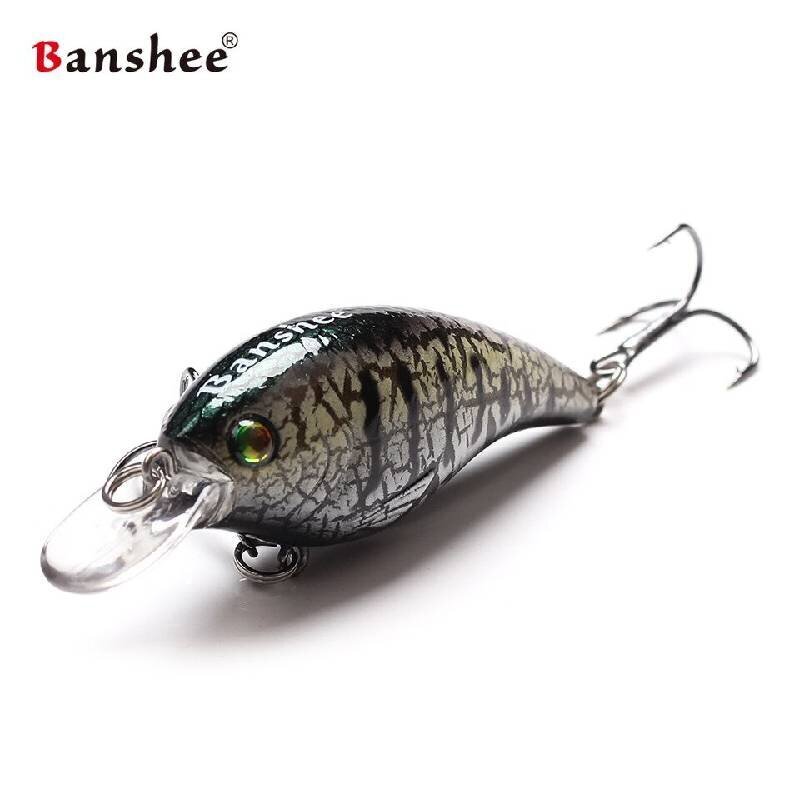 Vobler Banshee Crankbait Bass 60mm 10g VC01 Titanium Creature, ujuv hind ja info | Landid, voblerid | hansapost.ee