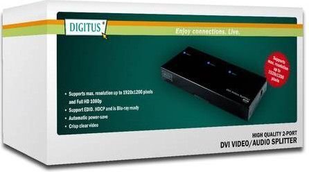 Splitter DIGITUS DS-41211 hind ja info | USB adapterid ja jagajad | hansapost.ee