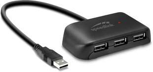 Speedlink USB hub Snappy Evo USB 2.0 4-порта (SL-140004) цена и информация | Кабели и провода | hansapost.ee