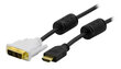 Deltaco HDMI-112, HDMI, DVI, 2m цена и информация | Juhtmed ja kaablid | hansapost.ee