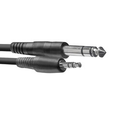 Stagg 3.5mm miniJack AUX TRS - 6.35mm Jack TRS 3m hind ja info | Stagg Kodumasinad | hansapost.ee