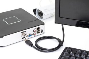 Digitus DB-330123-020-S, HDMI, 2 m цена и информация | Кабели и провода | hansapost.ee