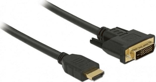 Delock 85656, HDMI/DVI-D, 5 m цена и информация | Juhtmed ja kaablid | hansapost.ee