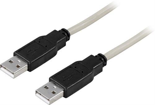 Deltaco USB2-6, USB-A, 0.5 m цена и информация | Juhtmed ja kaablid | hansapost.ee