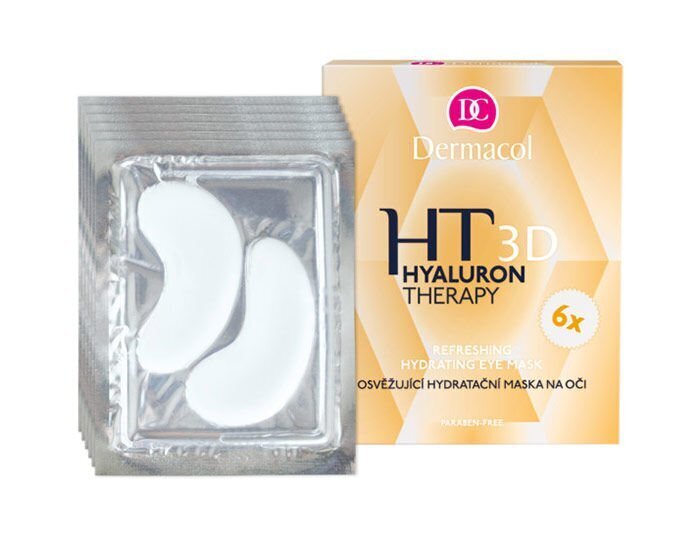 Dermacol 3D Hyaluron Therapy Refreshing Eye Mask silmakreem 36 g цена и информация | Näomaskid ja silmamaskid | hansapost.ee