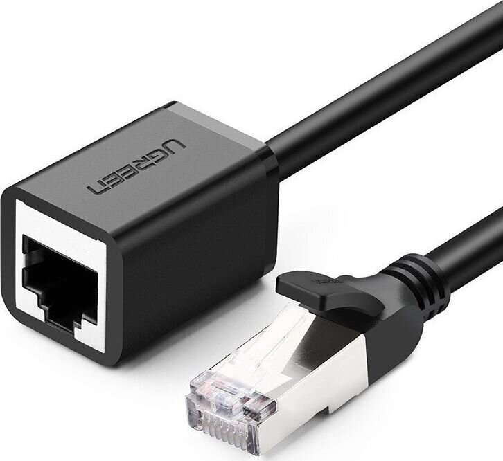 Kaabel Ugreen RJ45, 50 cm UGR259BLK hind ja info | Juhtmed ja kaablid | hansapost.ee