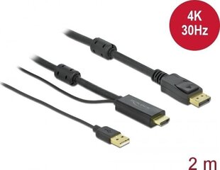 Delock 85966, DisplayPort, 5 м цена и информация | Кабели и провода | hansapost.ee