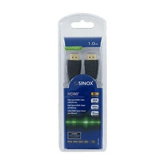 HDMI кабель SINOX SXV1261, 1.0м цена и информация | Кабели и провода | hansapost.ee