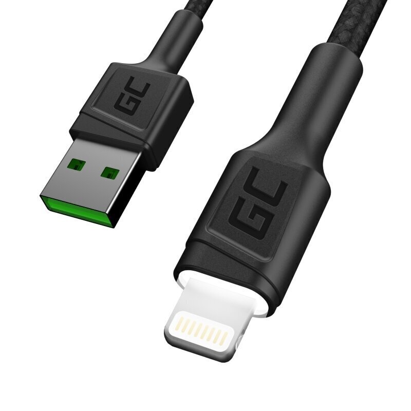 Green Cell KABGCSET04, USB/Lightning, 2 m цена и информация | Juhtmed ja kaablid | hansapost.ee
