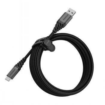 USB A - USB C Kaabel Otterbox 78-52666   3 m Must hind ja info | Juhtmed ja kaablid | hansapost.ee