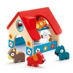 Деревянный дом ''FERMA'', DJeco DJ06388 цена и информация | Игрушки для малышей | hansapost.ee