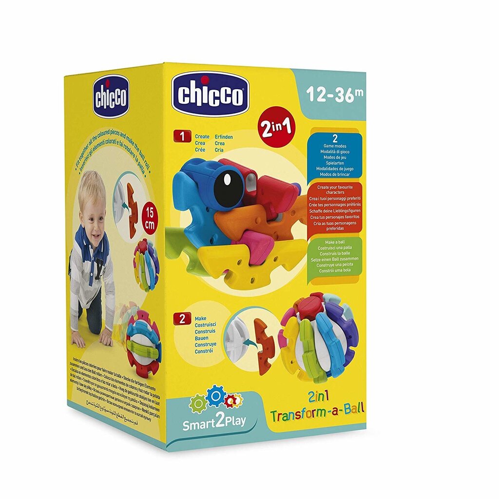 Transformeeruv pall Chicco, 10 osa hind ja info | Beebide mänguasjad | hansapost.ee