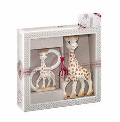 Vulli набор игрушек для прорезывания зубов Sophie la Girafe + жираф с кольцами 000001 цена и информация | Vulli Игрушки | hansapost.ee