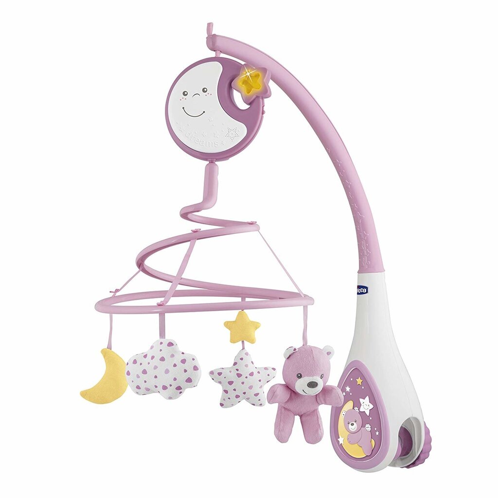 Karussell-projektori Chicco Next2Dreams, roosa цена и информация | Beebide mänguasjad | hansapost.ee