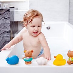 HAPE игрушки для купания Mõmmi и друзья, E0201 цена и информация | Игрушки для малышей | hansapost.ee