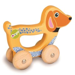 Деревянная игрушка на колесиках Oops Dog 17008.22 цена и информация | Игрушки для малышей | hansapost.ee