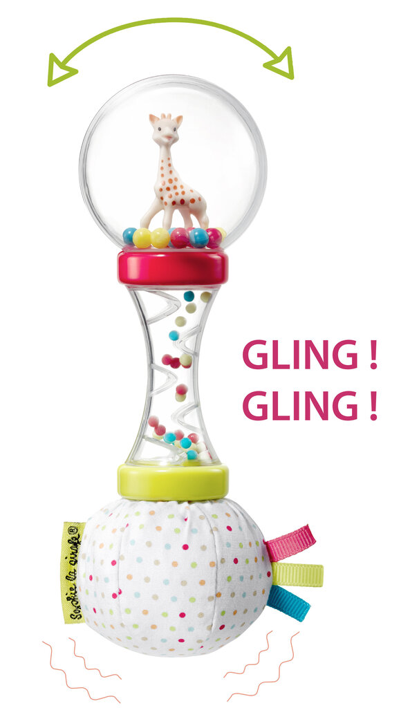 Kõristi VULLI, Sophie la girafe Soft Maracas, 010168 hind ja info | Beebide mänguasjad | hansapost.ee