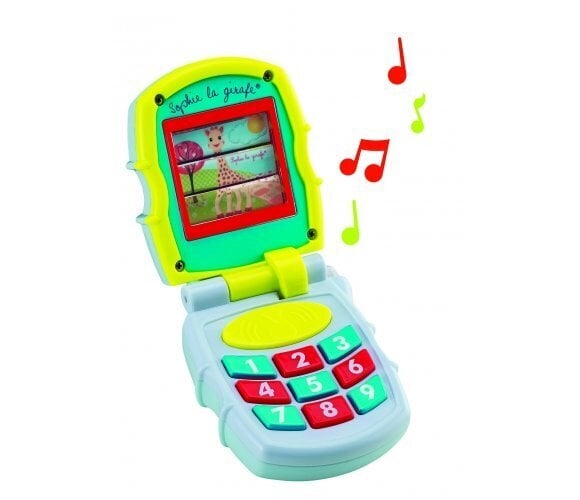Meloodiaga pehme telefon VULLI, Sophie la girafe, 230777 цена и информация | Beebide mänguasjad | hansapost.ee