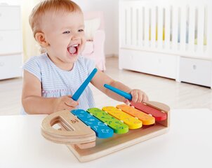 Värviline ksülofon HAPE, E0606 hind ja info | Beebide mänguasjad | hansapost.ee