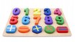 Hariv puidust pusle Numbrid hind ja info | Beebide mänguasjad | hansapost.ee