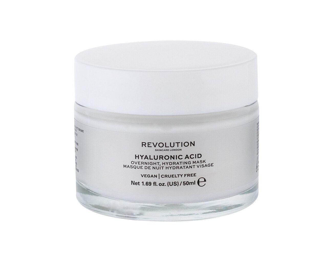 Niisutav näomask  Revolution Scincare London Hialuronic Acid 50 ml цена и информация | Näomaskid ja silmamaskid | hansapost.ee