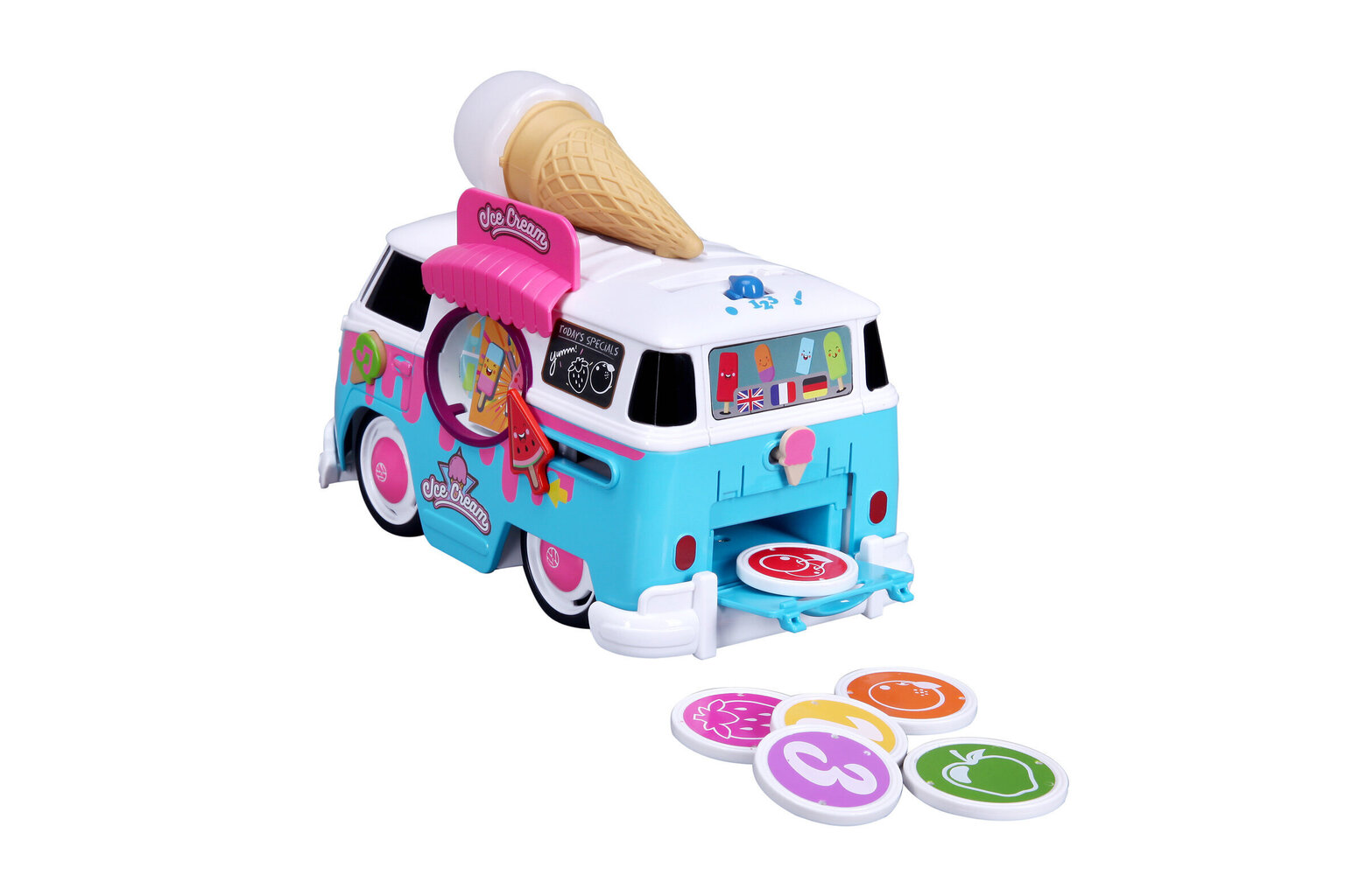 Mängubuss Bburago Junior Volkswagen Magic Ice Cream Bus, 16-88610 hind ja info | Beebide mänguasjad | hansapost.ee