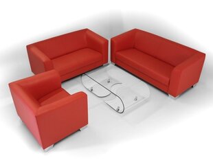 Комплект мягкой мебели Ropez Chicago 3 + 2 + 1, красный цена и информация | Комплекты мягкой мебели | hansapost.ee