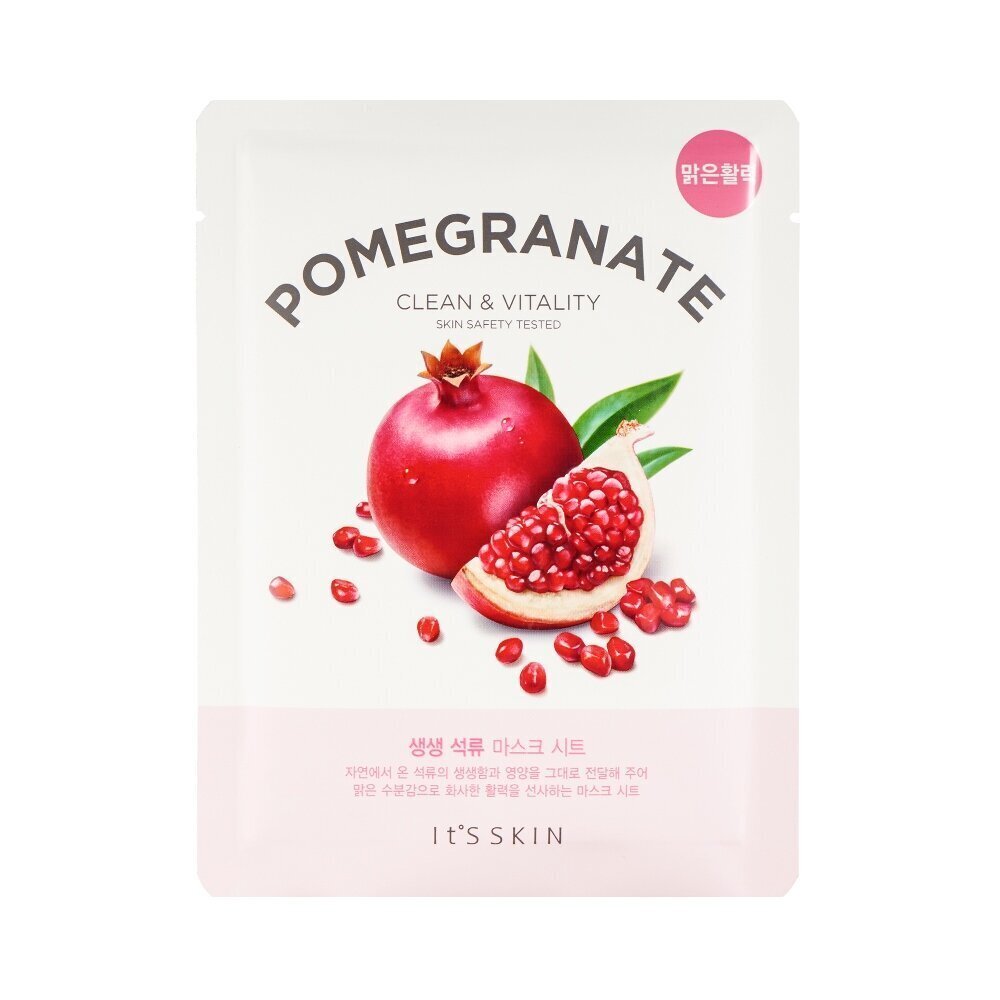 Lehtmask näole It's Skin The Fresh Pomegranate 20 ml цена и информация | Näomaskid ja silmamaskid | hansapost.ee