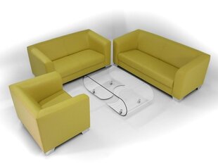 Комплект мягкой мебели Ropez Chicago 3 + 2 + 1, желтый цена и информация | Комплекты мягкой мебели | hansapost.ee