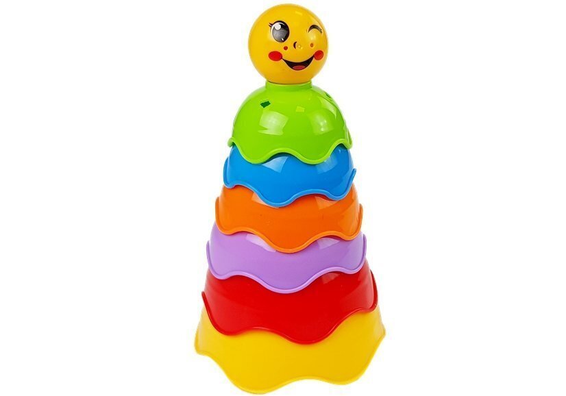 Värviline püramiid hind ja info | Beebide mänguasjad | hansapost.ee