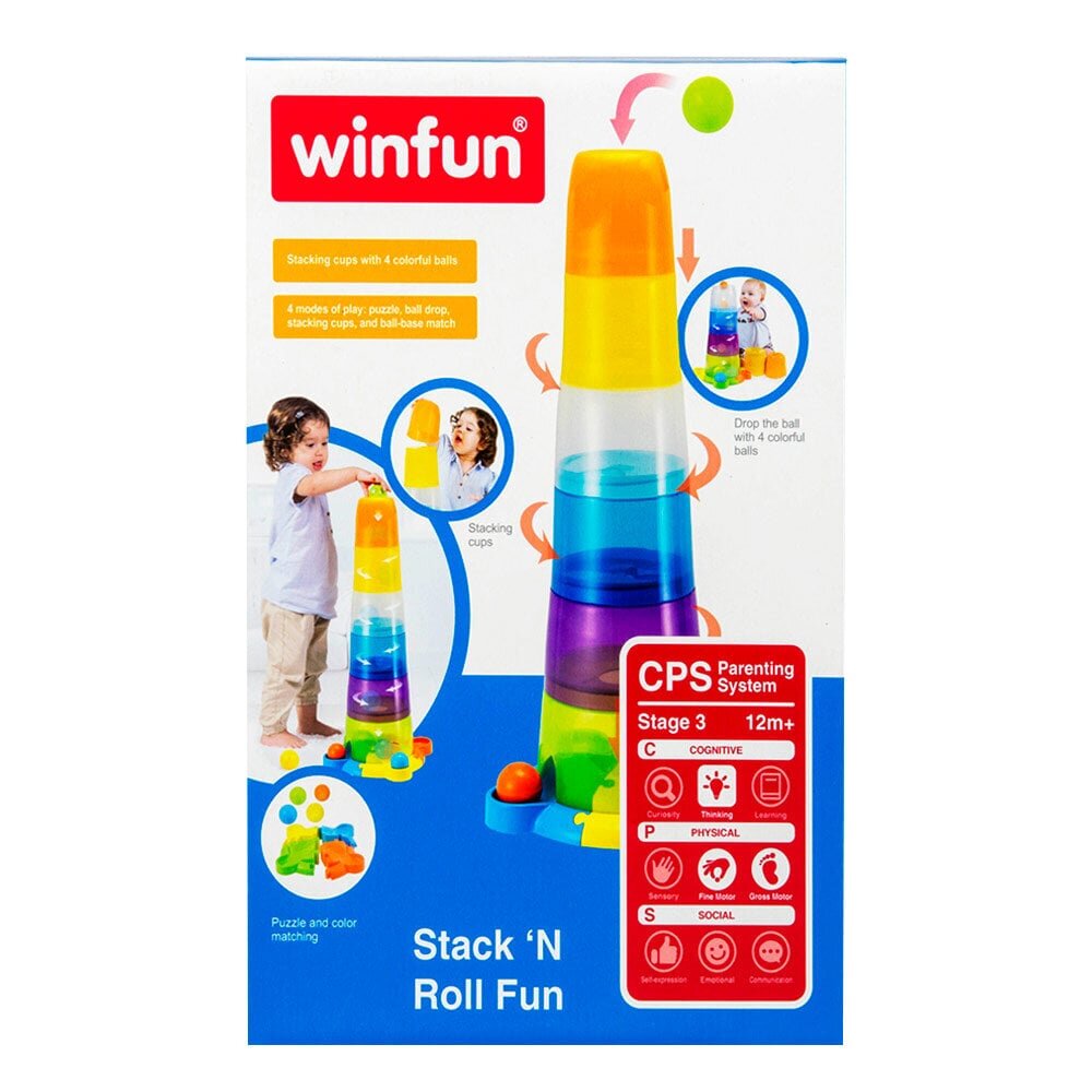 Püramiid palliga WinFun, 12m+ цена и информация | Beebide mänguasjad | hansapost.ee