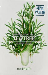 Тканевая маска для лица с чайным деревом The Saem Natural Tea Tree цена и информация | Маски для лица, патчи для глаз | hansapost.ee
