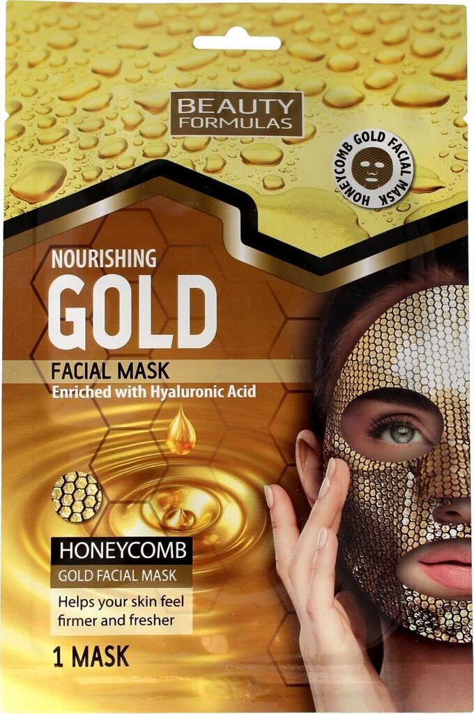 Toitev näomask Beauty Formulas Gold Honeycomb hind ja info | Näomaskid ja silmamaskid | hansapost.ee