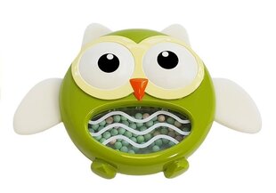 Погремушка-прорезыватель «Сова», зеленый цена и информация | Игрушки для малышей | hansapost.ee