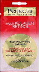 Подтягивающая маска для лица Perfecta Multi-Kolagen Retinol 8 мл цена и информация | Perfecta Духи, косметика | hansapost.ee